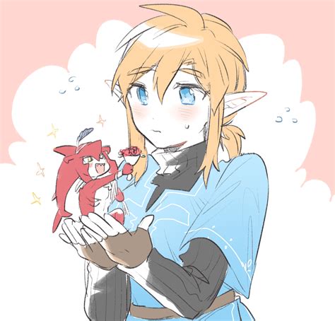 Link And Sidon The Legend Of Zelda And 1 More Drawn By Ttanuu Danbooru