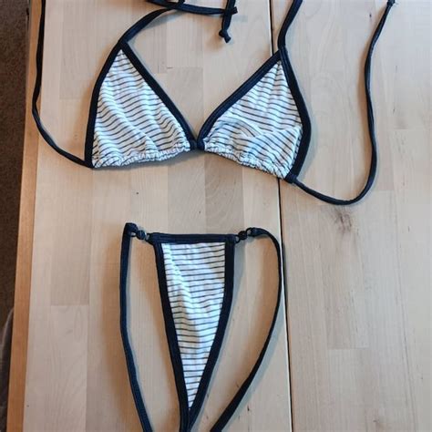 Micro Extreme String Bikini Etsy
