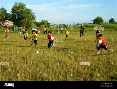 Vietnamese Child Playing Soccer Hi Res Stock Photography And Images Alamy