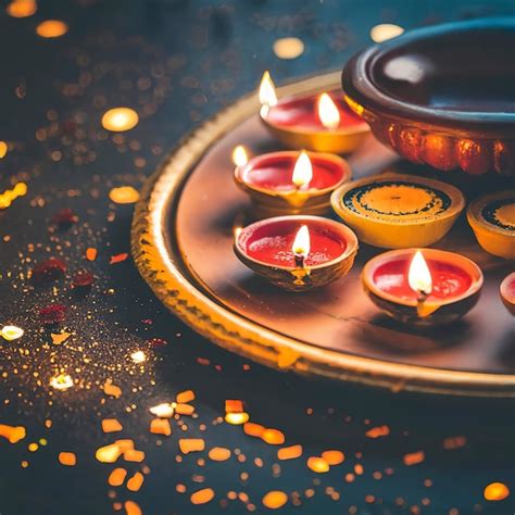 Premium Ai Image Diwali Festival Of Lights Tradition
