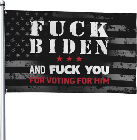 Amazon Fuck Joe Biden Flag X Feet Vivid Color And Fade Proof Outdoor Flag Garden