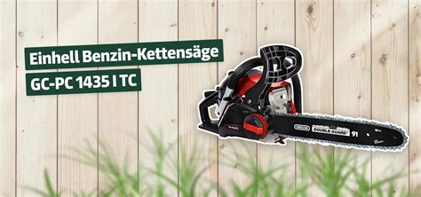 Einhell Benzin Kettensäge GC PC 1435 I TC Testbericht Erfahrungen