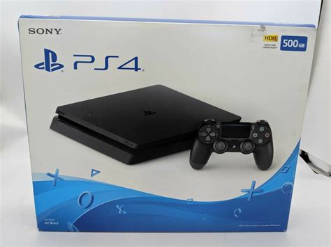 New Sony Ps4 Slim 500gb Cuh 2215a Jet Shadowy Mw0009 Icommerce On Web