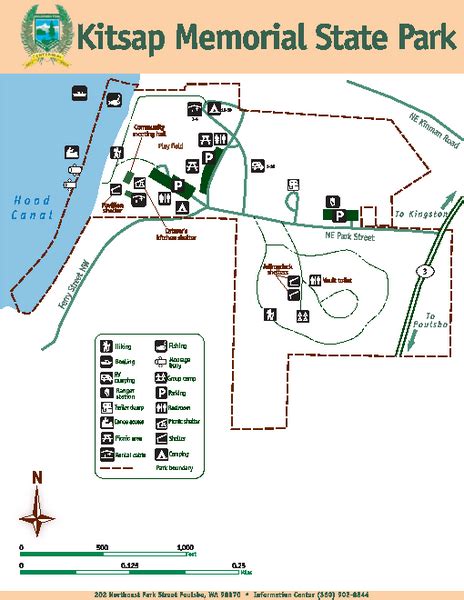 Kitsap Memorial State Park Map - 202 Northeast Park Street Poulsbo WA ...