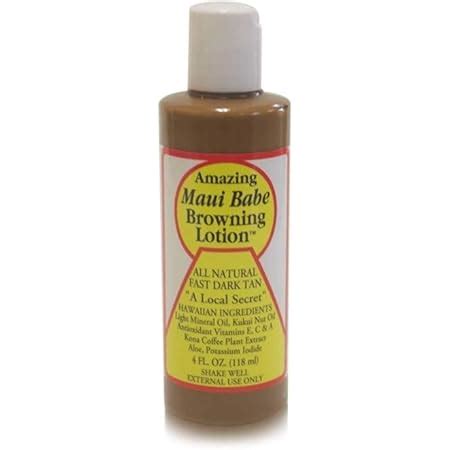 Amazon Maui Babe Browning Lotion 4oz Tanning Oils Beauty Personal Care