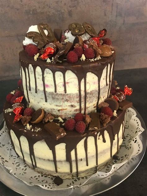 Svadobn Torty Naked Nah Cukr Re Mi K Tren N