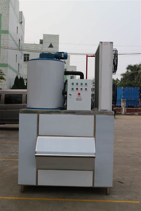 Seawater Ice Flake Making Machine Tons Day Flake Ice Machine For Fish