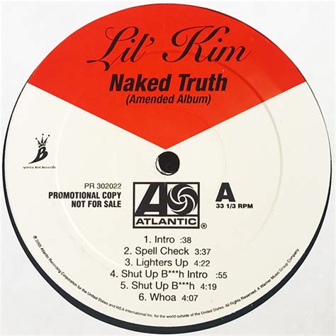 Lil Kim The Naked Truth Amended Version 2005 Clean Version Vinyl Discogs