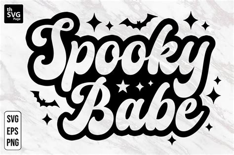 Spooky Babe Svg Halloween Season Svg Graphic By Thsvgpage Creative Fabrica