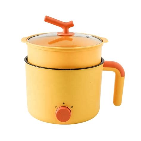 Multipurpose Round Cooker Shabu Noodle Ramen W Non Stick Student Mini Electric Hot