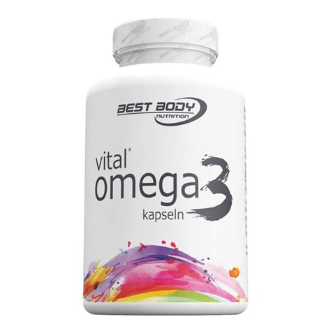 Best Body Nutrition Vital Omega 3 120 Kapseln Sportnahrung24 Der