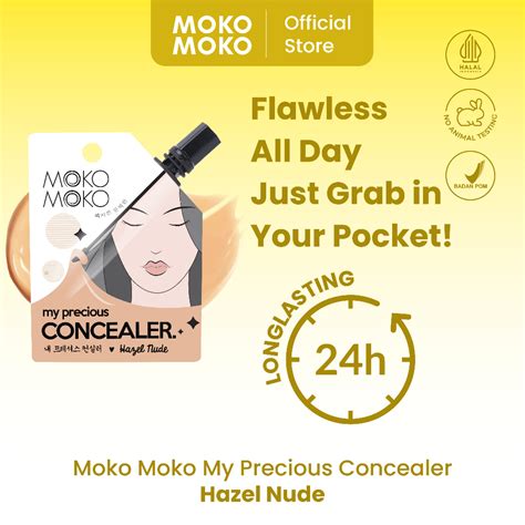 Jual Moko Moko My Precious Concealer Hazel Nude Concealer Flawless Finish Tahan Lama Dan
