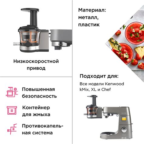 Насадка для Шнековой соковыжималки Kenwood KAX-720PL в Алматы - цены ...