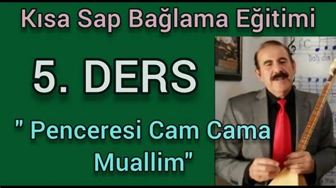 5 DERS KISA SAP BAĞLAMADA PERDE İSİMLERİ MUALLİM BAHATTİN TURAN İLE