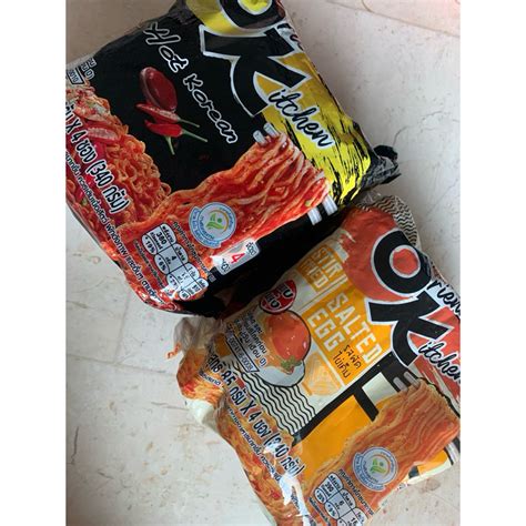 Mama OK Hot Korean Salted Egg Noodles Shopee Malaysia