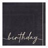 Servilletas Nude y Negro Birthday Originales papel 25cm 16 unidades 4 25 Envío 24h y