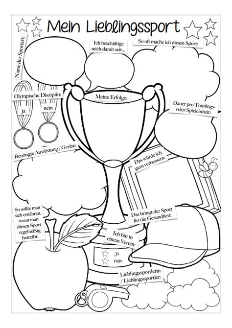 My Favorite Sport German Worksheet By Teach Simple