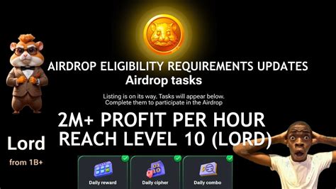 Hamster Combat Airdrop Eligibility Update Meet Requirements For