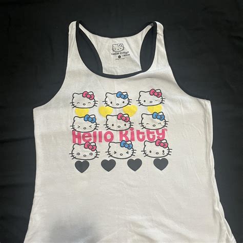 Hello Kitty tank top It is started to crack... - Depop