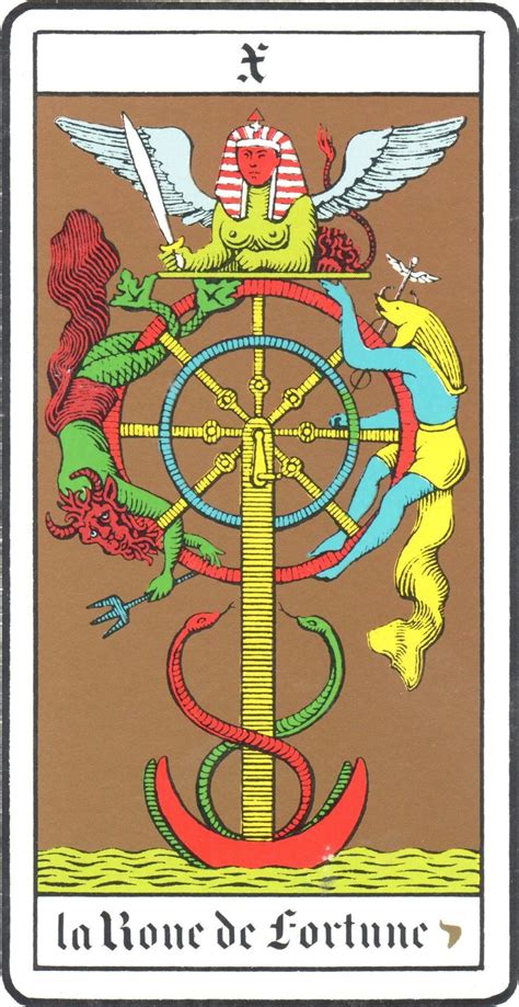 A Roda Da Fortuna Iod Tarot Cartas Estudio Dise O Grafico Tarot