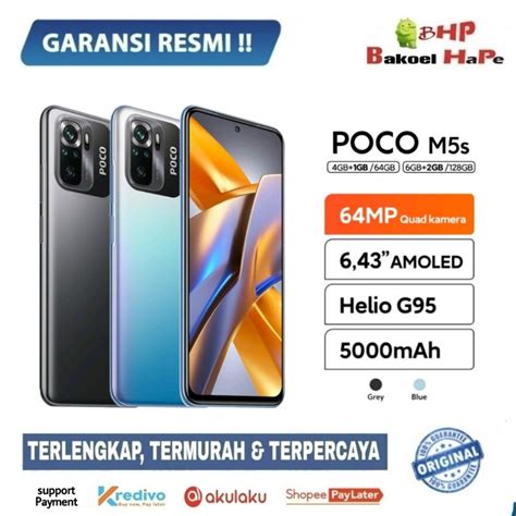 Jual Xiaomi Poco M S Mediatek Helio G Dotdisplay Amoled