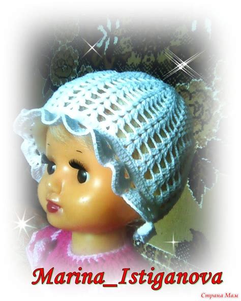 Белая панама "Колокольчик" - Вязание - Страна Мам