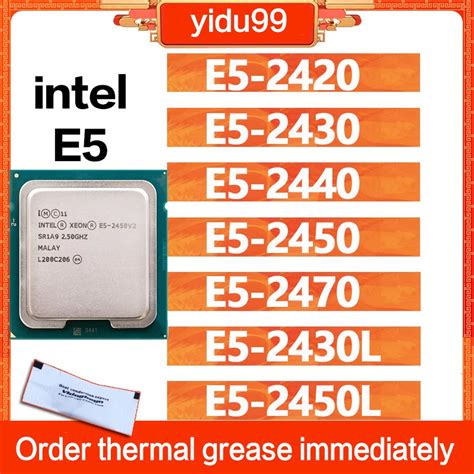 หน่วยประมวลผล CPU Intel Xeon E5 2420 2430 2450 2470 2420 2430L 2440 ...