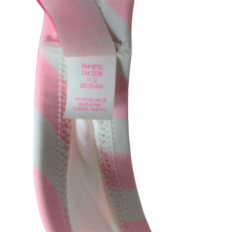 Victoria Secret Halter Bikini Swimsuit A Pink Depop