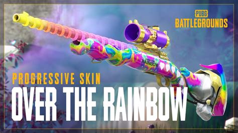 Progressive Skin Terbaru M Over The Rainbow Pubg Youtube