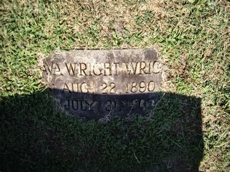 Mamie Ava Wright Wright 1890 1907 Mémorial Find A Grave