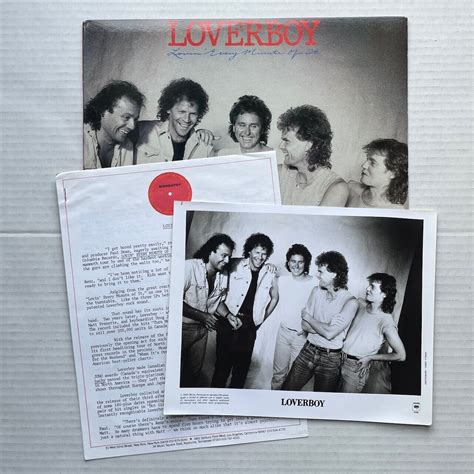 Loverboy Lovin Every Minute Of It 1985 Us Columbia Promo Lp Press