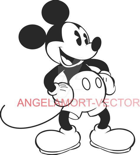 Mickey Mouse Vector by AngelaMortWTF on DeviantArt