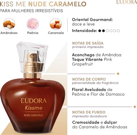 Kiss Me Nude Caramelo Desodorante Colônia ml Eudora