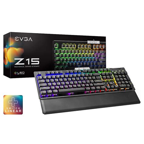 Customer Reviews EVGA Z15 Full Size Wired RGB Backlit LED Gaming With Hot Swappable Mechanical