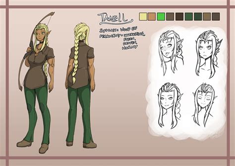 Commission Tanell Ref Sheet By DMXwoops Hentai Foundry
