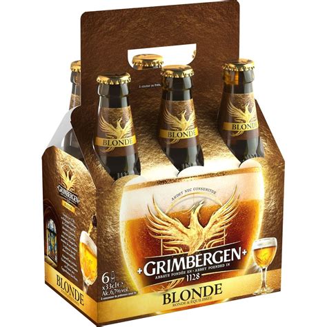 Grimbergen Grimbergen Bi Re Blonde Panier Bouteilles X Cl X Cl Pas Cher Auchan Fr
