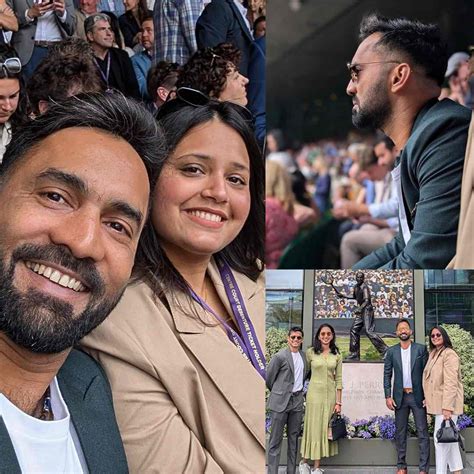 Dinesh Karthik And Wife Dipika Pallikal Enjoy Wimbledon In London