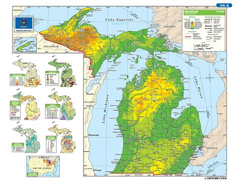 Political Map Of Michigan