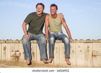 Happy Gay Couple Having Fun On Stock Photo Edit Now