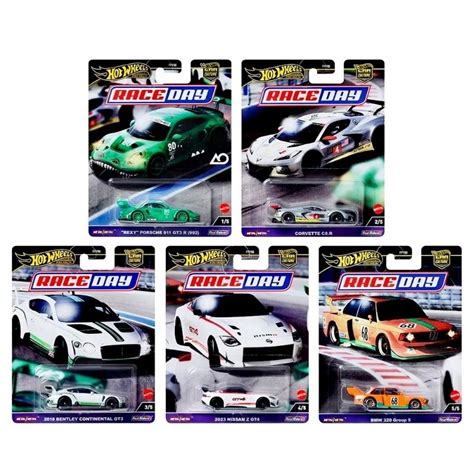 Hot Wheels Premium Car Culture Race Day Rexy Porsche Nissan Z Gt Bmw Bentley