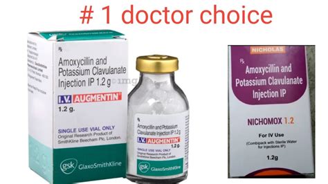 Amoxycillin And Potassium Clavulanate Injection IP 1 2g In Hindi YouTube