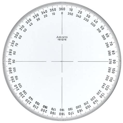 Printable Protractor 180 Degrees Pdf