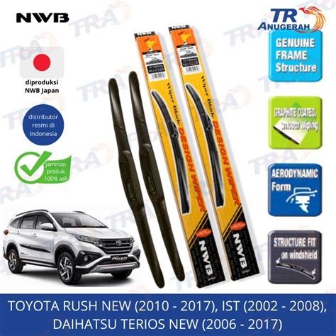 Jual Wiper Hybrid Depan Design Nwb Rush Terios Inch Shopee