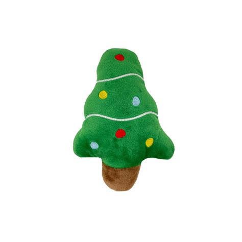 Ruff Play Christmas Plush Small Tree Dog Toy 18cm Petso Au