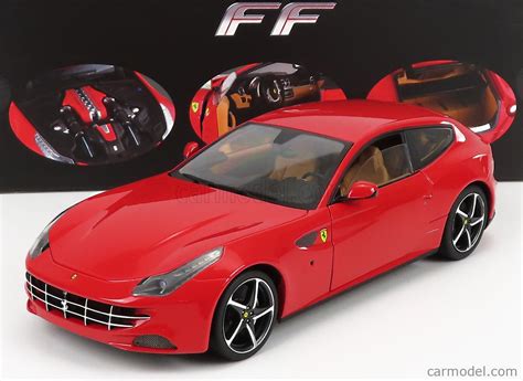 Mattel Hot Wheels W Scala Ferrari Ff Ferrari Four Rosso Corsa Red