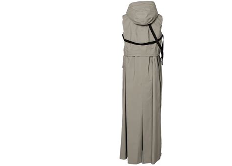 Sacai X Acronym Trench Dress Khaki Ss22 Us