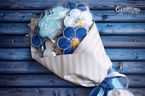 Gingerbread bouquet of flowers Пряничный букет цветов. #пряники #пряник ...