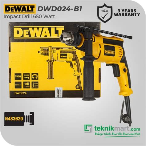 Jual Dewalt Dwd024 650w 13mm Impact Drill Atau Bor Tangan Listrik