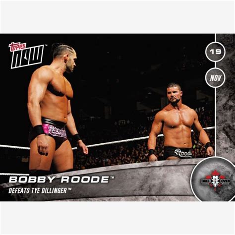 Bobby Roode NXT TOPPS NOW CARD - PRINT QTY: 40 CARDS