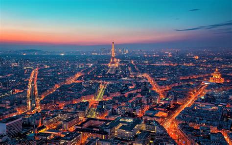 Paris city night wallpaper | architecture | Wallpaper Better